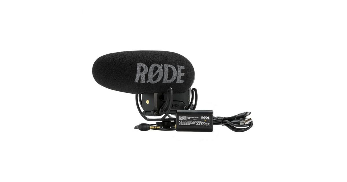 ◁ Накамерний мікрофон для фото/відеокамери Rode VideoMic Pro Plus
